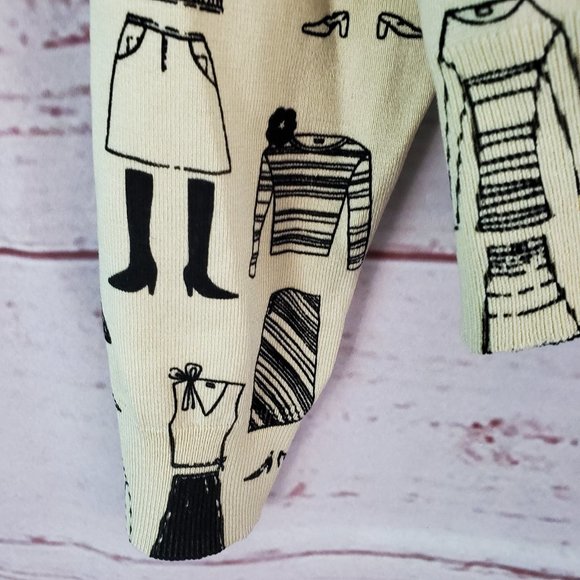 Oliver Perry Silk Blend Button Front Cardigan Sweater Top Blouse XL Fashion - Picture 6 of 7